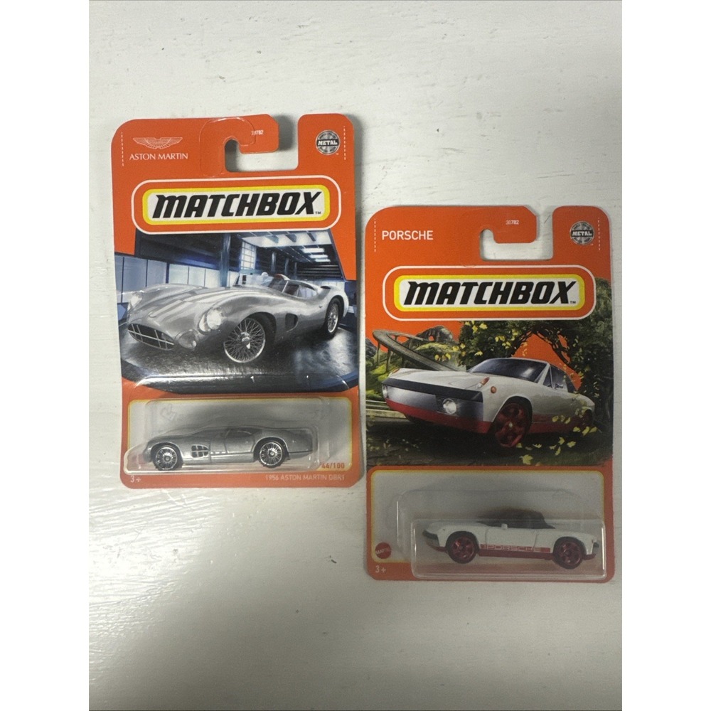 Matchbox Lot Of‎ 2 1956 Aston Martin + '71 Porsche 914